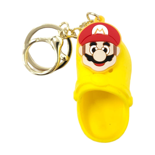 Mario Yellow Shoe Kids Key Chain Keyring