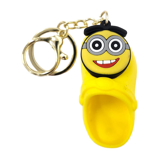 Minion Yellow Shoe Kids Key Chain Keyring